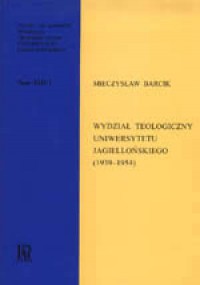 Wydział Teologiczny Uniwersytetu - okładka książki