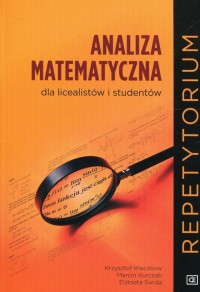 Analiza matematyczna dla licealistów - okładka podręcznika