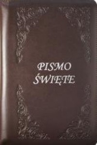 Biblia Tysiąclecia - oazowa, brąz, - okładka książki