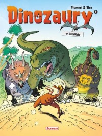 Dinozaury w komiksie. Tom 1 - okładka książki