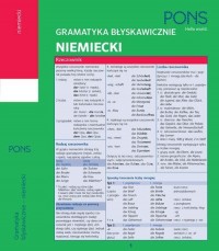 Gramatyka błyskawicznie. Niemiecki - okładka podręcznika