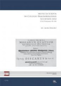 Motecta scripta in Collegio Baunsbergensis... - okładka książki
