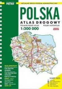 Atlas Polski 1:200 000 drogowy - okładka książki
