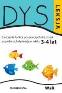 Dysleksja 3-4 lat - okładka książki