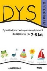 Dysortografia 7-8 lat - okładka książki