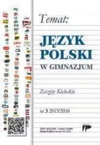 Język Polski w Gimnazjum nr 3 2015/2016 - okładka podręcznika