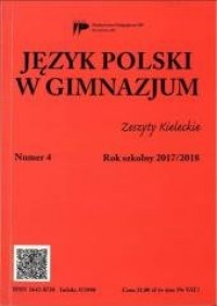 Język Polski w Gimnazjum nr.4 2017/2018 - okładka podręcznika