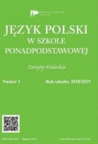 Język polski w szkole ponadpodstawowej - okładka podręcznika