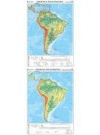 Mapa - Ameryka Płd Ogólnogeograficzna - okładka podręcznika