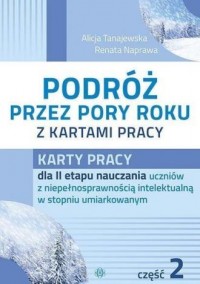 Podróż przez pory roku z kartami - okładka książki