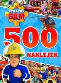 Strażak Sam. 500 naklejek - okładka książki