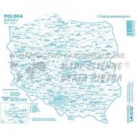 Zestaw II. Polska mapa konturowa - okładka podręcznika
