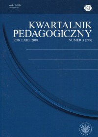 Kwartalnik Pedagogiczny 2018/3 - okładka książki