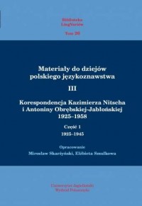 Materiały do dziejów polskiego - okładka książki