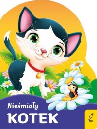 Nieśmiały kotek - okładka książki