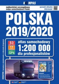 Polska 2019/2020 Atlas samochodowy - okładka książki