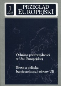 Przeglad Europejski 2018/1 - okładka książki