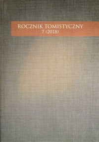 Rocznik Tomistyczny 7 (2018) - okładka książki