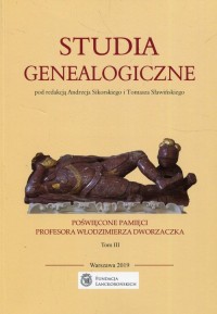Studia genealogiczne poświęcone - okładka książki