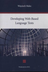 Developing Web-Based Language Tests - okładka książki