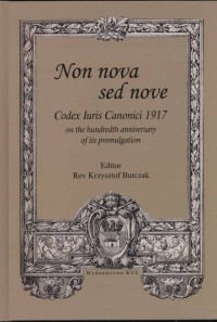 Non nova sed nove. Codex Iuris - okładka książki