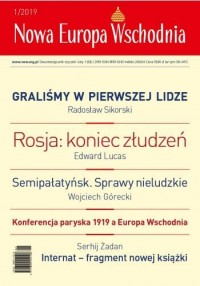 Nowa Europa Wschodnia 1/2019 - okładka książki