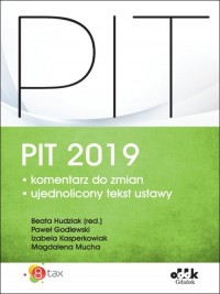 PIT 2019. Komentarz do zmian - okładka książki