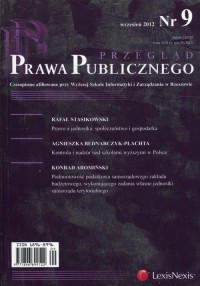 Przegląd Prawa Publicznego Nr 9/2012 - okładka książki