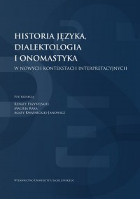 Historia języka, dialektologia - okładka książki