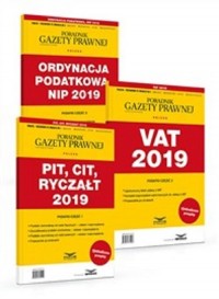 PIT,CIT,Ryczałt 2019 + VAT 2019+Ordynacja - okładka książki
