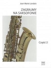 Zagrajmy na saksofonie cz. 2 - okładka podręcznika