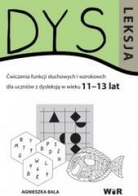 Dysleksja 11-13 lat - okładka książki