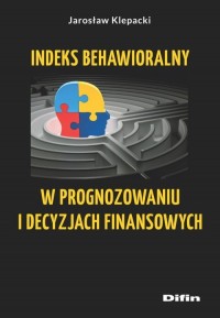 Indeks behawioralny w prognozowaniu - okładka książki