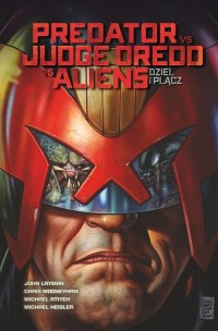 Predator vs Judge Dredd vs Aliens - okładka książki