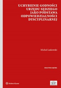 Uchybienie godności urzędu sędziego - okładka książki