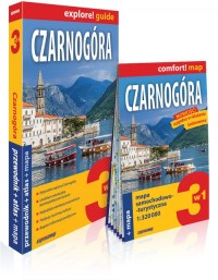 Czarnogóra 3w1: Przewodnik + atlas - okładka książki