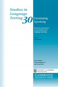 Examining Speaking. Studies in - okładka podręcznika