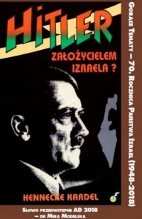 Hitler założycielem Izraela - okładka książki