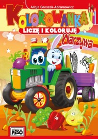 Kolorowanka Liczę i koloruję Warzywa - okładka książki