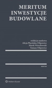 MERITUM. Inwestycje budowlane - okładka książki