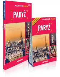 Paryż light. Przewodnik + mapa - okładka książki