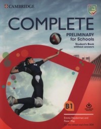 Complete Preliminary for Schools - okładka podręcznika