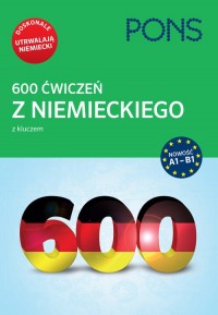 600 ćwiczeń z niemieckiego z kluczem - okładka podręcznika