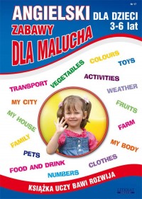 Angielski dla dzieci 3-6 lat. Zabawy - okładka podręcznika