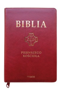 Biblia Pierwszego Kościoła (karmazynowa) - okładka książki