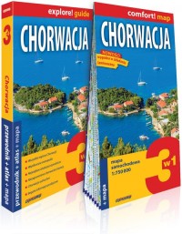Chorwacja 3w1: przewodnik + atlas - okładka książki