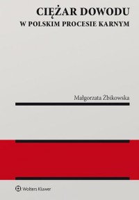Ciężar dowodu w polskim procesie - okładka książki