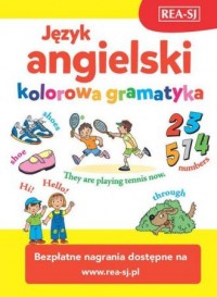 Język angielski - kolorowa gramatyka - okładka podręcznika