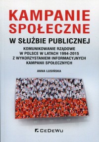 Kampanie społeczne w służbie publicznej. - okładka książki