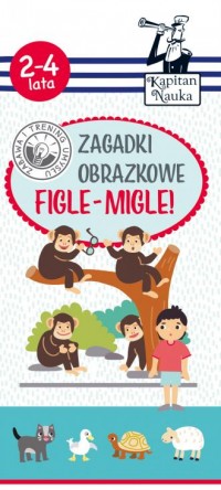 Kapitan Nauka Zagadki obrazkow - okładka książki